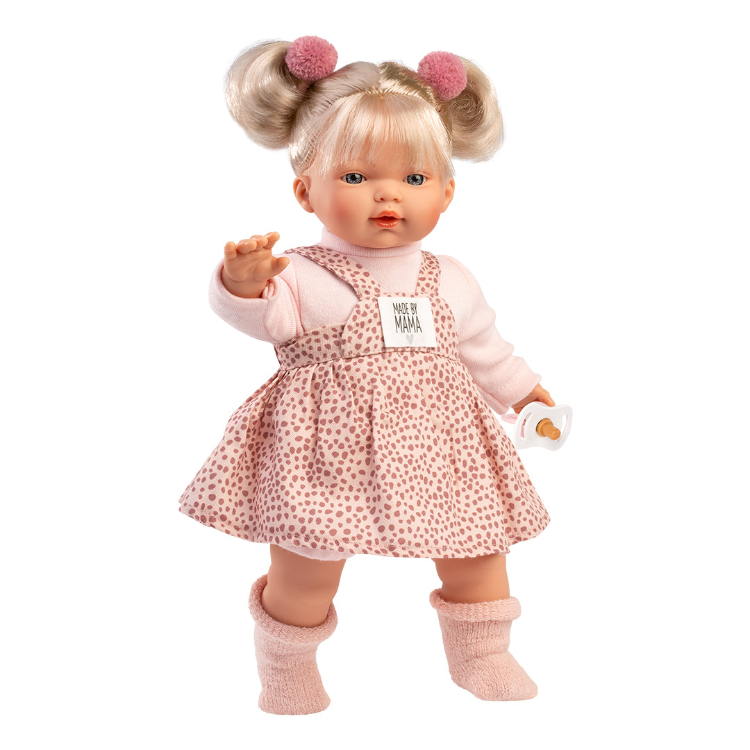 mu-ecas-llorens-los-llorones-roberta-llorona-33-cm-mu-eca-que-llora-con-peto-de- image 2